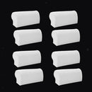 4 Pair White Stretchy Sofa Armrest Covers Armchair Slipcovers Protector