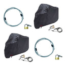 2pcs Car Cover Cable Lock Automotive Car Motorcycle Cover Anti-Theft Lock