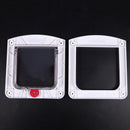 Plastic door White 4 Positions for Cat Dog X9X4