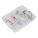Iron Plate Fishing Lures Set Artificial Lead Hard False Bait w/Treble Hook
