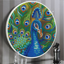 DIY Peafowl Special Shaped Diamond Painting Mural with Tassel Home Decor