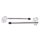 45mm CNC Aluminium Alloy Motorcycle Clip-On Handle Bar Handlebars - Chrome