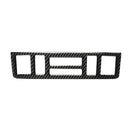 Down Carbon Fiber Center Console Panel Cover Stickers For BMW E46 3 Series