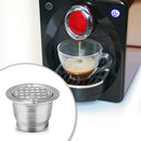 Stainless Steel Coffee Capsule Cup Refillable Filter Basket Pod for Nescafe A