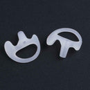 Soft Ear Bud for Covert Acoustic Tube Earpiece for Two-way Radio(White M)