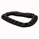 5X(D Shape 200LB Carabiner clasp buckle Closing clasp Hangers Plastic ClimbG1X8)