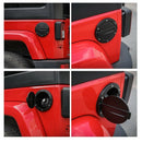 Gas Tank Cap Fuel Filler Door Cover for Jeep Wrangler JK 2007-2018 & Unlimi