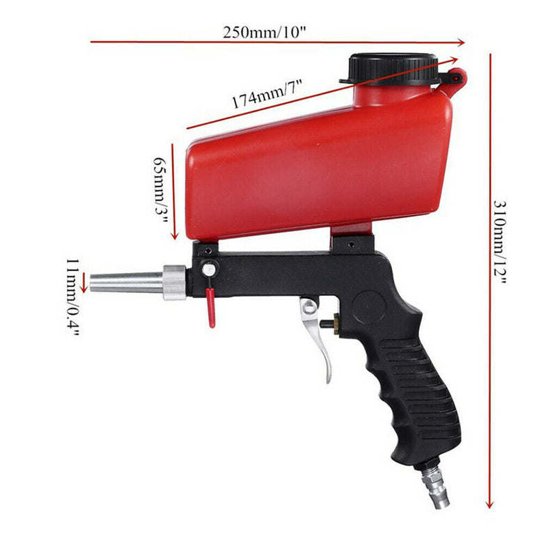 Sandblasting Pneumatic Sand Blasting Machine, Adjustable Nozzle, Lightweight