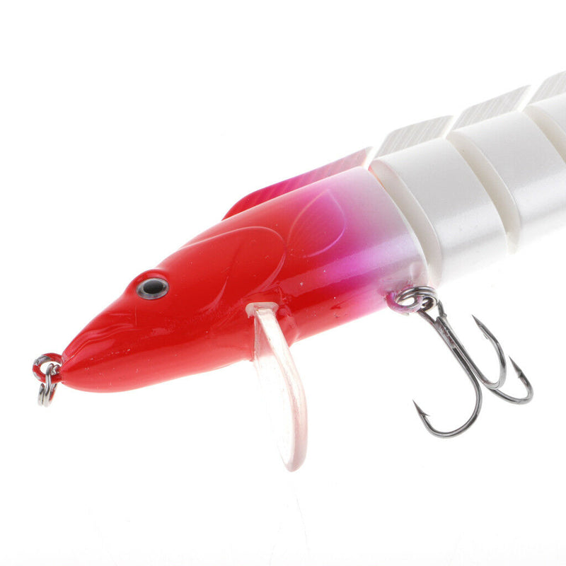 13 Section Jointed Eel Hairtail   Lure Hard Slow Sink Swimbait 9inch 46g