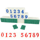 Plastic Stamp English Alphabet Letter Number Symbol Rolling Scrapbooking Decor