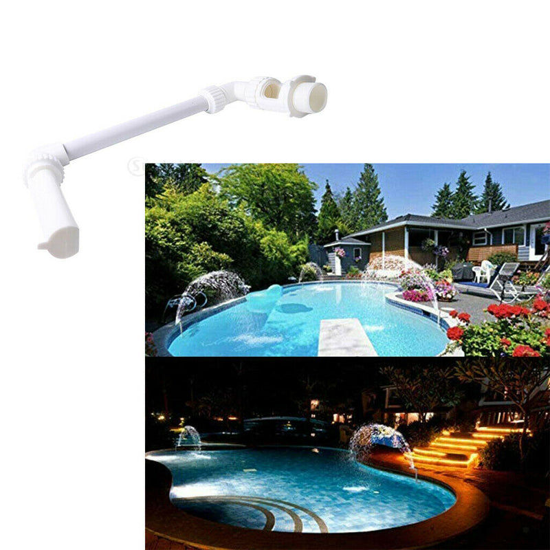 Adjustable Pool Waterfall Fountain  Water Feature Spray Decoration