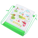 Dinosaur Non-woven Bag Backpack Kids Travel School Decor Drawstring Gift Bags M&