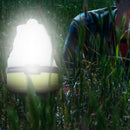 Solar Camping Lights Collapsible Led Tent Light Portable Rainproof USB Flas