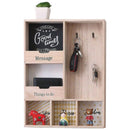 Storage Rack Three Layer Hook Hanging Wall Decoration Holder Living Room Ke