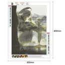 5D DIY Full Drill Diamond Painting Cross Stitch Embroidery (Women Statue)