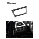 Carbon Fiber Headlight Switch Buttons Decorative Frame Cover Trim Dashboard