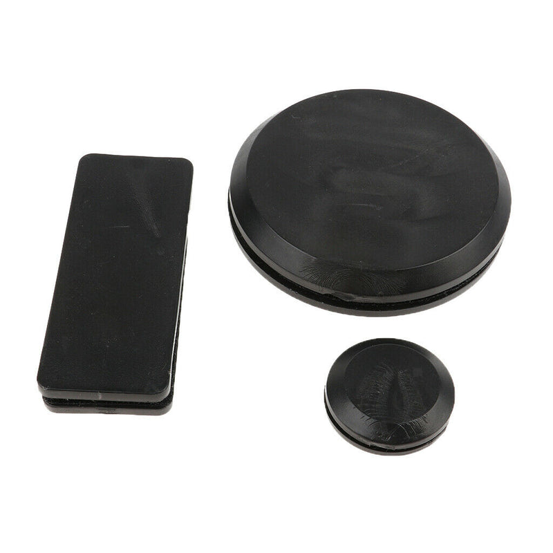 Longboard Replacement Glove Palm Pucks Blocks Slider Puck Set Protect Black