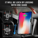 Anti-Shock Fast Qi 360 Â° Rotatable Wireless Charger Car Air Outlet Holder F
