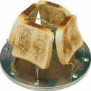 Outdoor Toaster Rack Stand 4Slice Toast Bread Tray for Camp Gas Stove Cooke H2J3