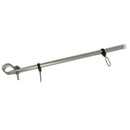 Marine Grade Removable 14" Flag Pole Staff For 7/8" - 1" Rail Tube Boat RV