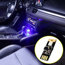 Mini USB Colorful LED Car Interior Light Voice Control Atmosphere Ambient Lamps