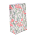 4pcs Flower Floral Paper Xmas Party Holiday Cookies Gift Bag Holder + StickerME