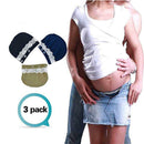 Three-piece Maternity Pregnancy Waistband Belt Extender Adjustable Elast VNP