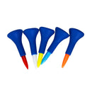 5Pc Durable Soft Rubber Cushion Top Golf Tees Golf Supplies For Golfer Short