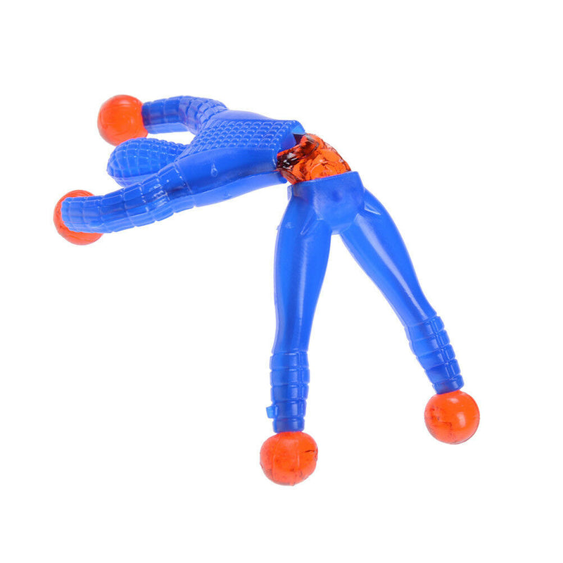 10pcs Slime Viscous Climbing Spiderman Squeeze Somersault Villain Toys   LJ