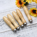5pcs File Rasps Handle Shaft Wooden Fit For Files Wood Rasps Hand Tool DIY