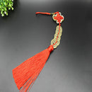 Knot Tassel Hanger Feng Shui 5 Coins Pendant Key Ring Car New.. String N0T8