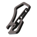 Carabiner Bottle Opener Keychain Keyring Quick Release Hanging Buckle Gray
