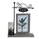 European With Hydroponics 6 Inch Hanging Double-Sided Wood Photo Frame Pict Y7G8