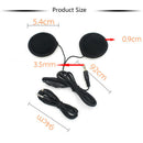 Soft Headset Headphone Mic for Motorcycle Helmet Bluetooth Intercom Useful jhu