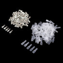 100x 2.8mm Crimp Terminal Female Spade Connector 22-16AWG w/ Insulating SleeveJR