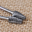 10pc Tungsten Steel Carbide Burr Tool Drill Bit Cutter Rotary File CNC Engraving