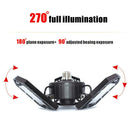 E27 144LED 60W Iron Man Deformation Folding Light Creative Indoor Hanging Lamp