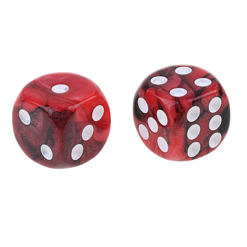 30Pcs Six Sided D6 Square Digital Dice Die for Dungeons & Dragons Party Toys