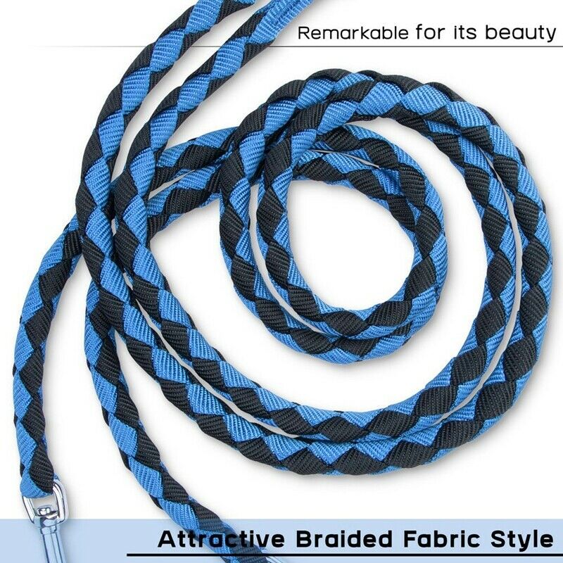 Double Dog Leash Braided Tangle Dual Leash Coupler For Walking Dogs Double