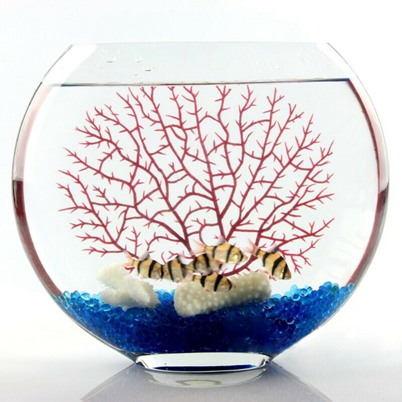 Aquarium Artificial Red Coral Underwater Plants Ornament Decorating