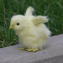 Set of 3 Mini Cute Simulation Yellow Chicken Toys, Sound Plush Chicken Animal