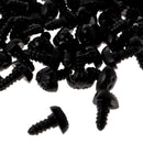 300x Black Plastic Animal / Dog Safety Noses For Teddy Bears Soft Toys DIY