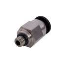 10Pcs 5mm Male Thread 4mm Push In Joint Pneumatic Connector Quick Fittings A1T7