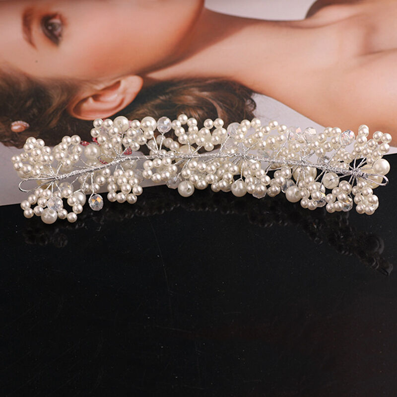 Women Bridal Wedding Diamond Crystal Rhinestone Flower Hair Pin Clip Pear Dwwj
