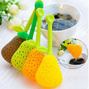 1Pc Pear Shape Silicone Tea Infuser Tea Leaf Strainer Spice Herbal Infu3C