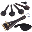 Tailpiece for Full Size Violin (4/4 size), 4 String Adjuster Tuning Peg,