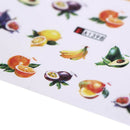 18 sheets fruit cocktail watermark decals water transfer nail art stickers diyLJ