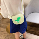 Kids Shoulder Bag Cartoon Cute Purse Leather Mini Messenger Handbag (Green)