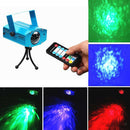 Water Wave Ripples Lights Effect Flashing Christmas Karaoke Music Lamp Decor