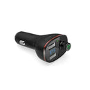 B300 3 4A Bluetooth 4.2 Handsfree Calling FM Transmitter Black Car USB Char R1U8